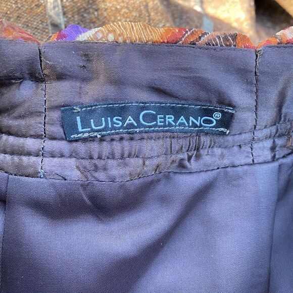 Vintage Luisa Cerano Wool Blend Skirt - Picture 7 of 9